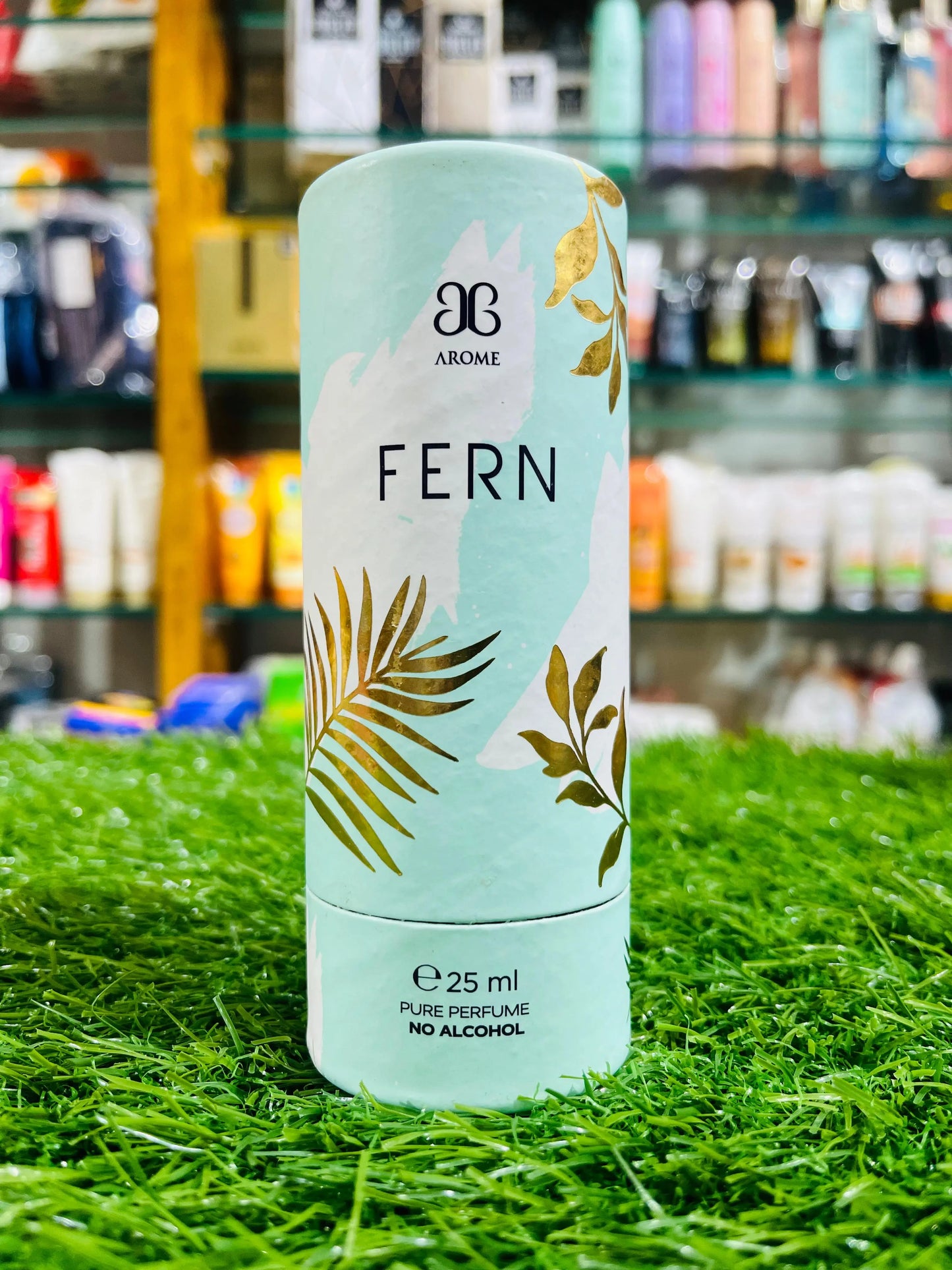 Arome Fern Attar Roll-On (25ml) – Alcohol-Free Unisex Pure Perfume