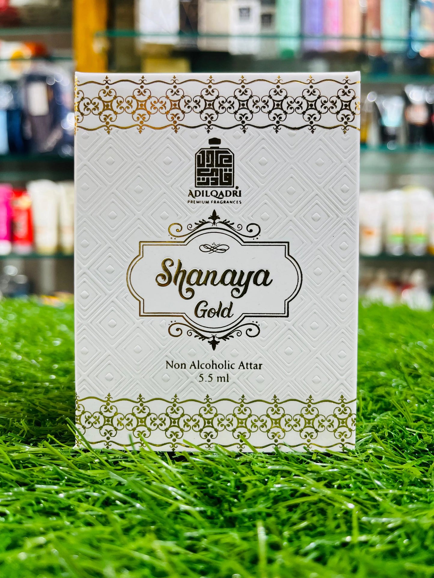 Adilqadri Shanaya Gold Attar 5.5ml – Unisex Vanilla & Spice Roll-On