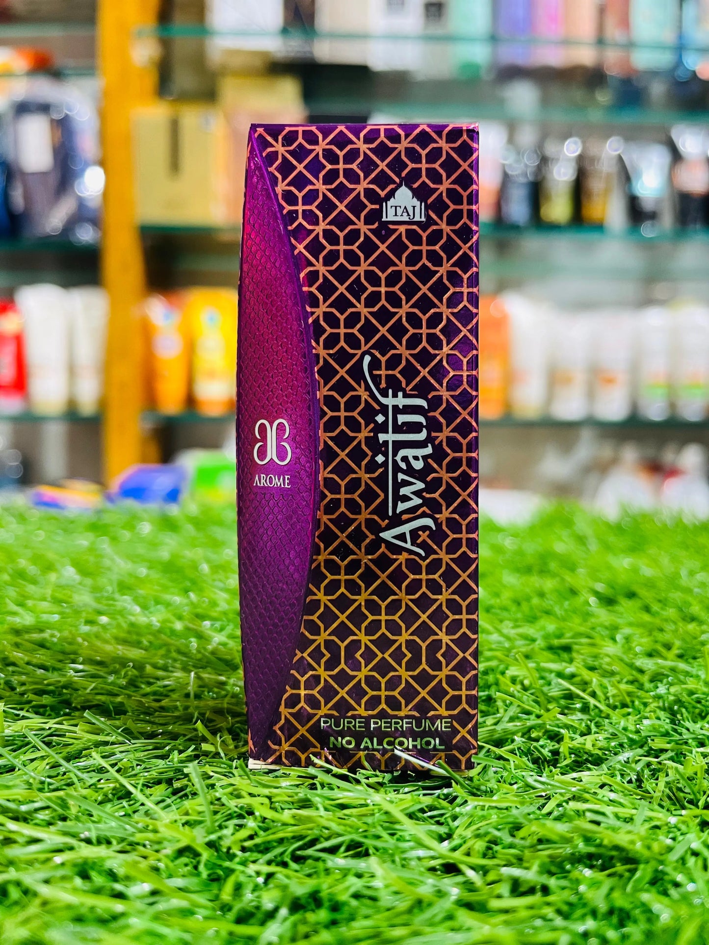 Arome Taj Edition Awatif Attar 9ml – Pure, Alcohol-Free Unisex Roll-On Perfume