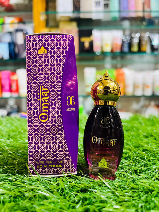 Arome Taj Edition Omaar Attar 9ml – Pure, Alcohol-Free Unisex Roll-On Perfume