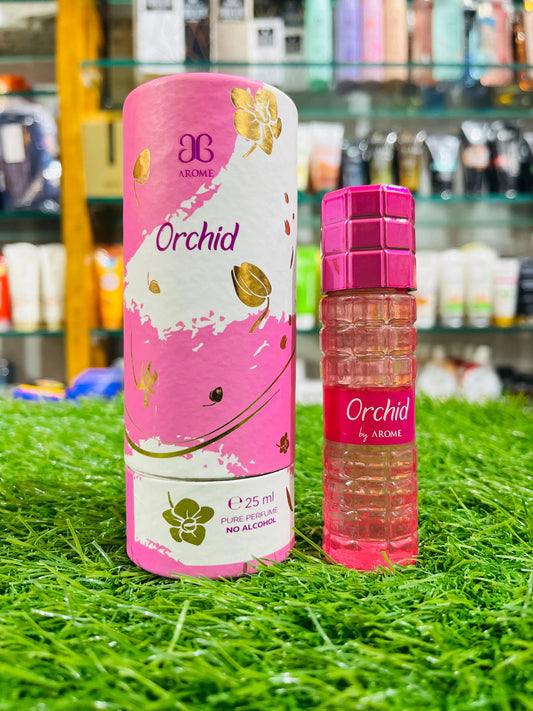 Arome Orchid Pure Perfume Roll-On (25ml) – Alcohol-Free Unisex Fragrance
