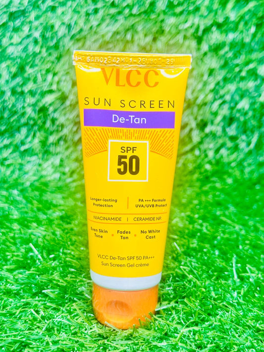 VLCC De-Tan SPF 50 PA+++ Sunscreen Gel Crème - 50g