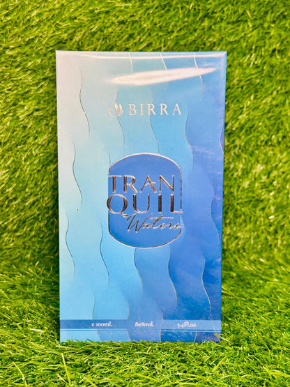 BIRRA Tranquil Waters Eau De Parfum, Fresh Aquatic Citrus Scent, Long-Lasting Natural Spray, 100ml