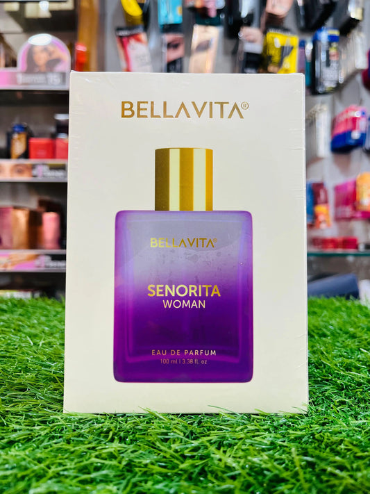 Bella Vita Luxury Women Senorita 100ml Eau De Parfum Liquid Perfume With Yuzu, Lotus, Magnolia & Musk | Fresh & Fruity Long Lasting Edp Fragrance Scent