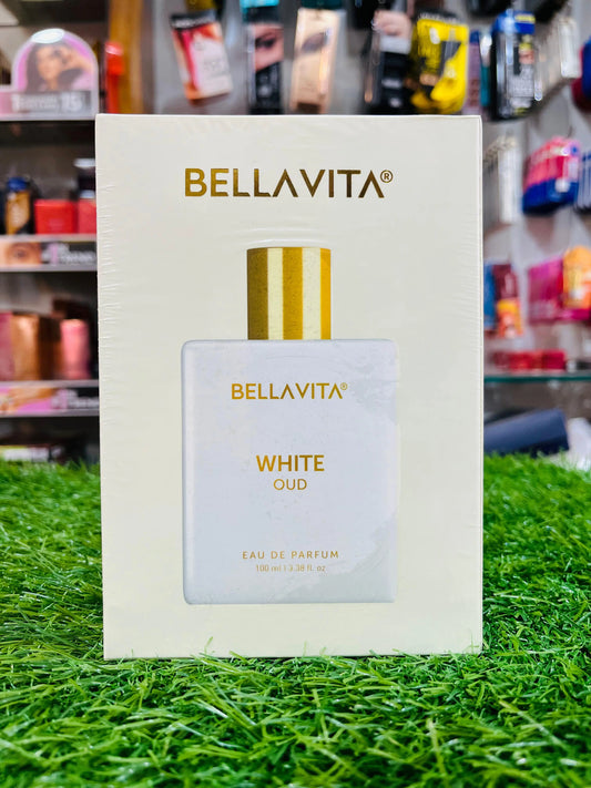 Bella Vita White Oud Eau de Parfum – 100ml | Long Lasting Luxury Perfume for Men & Women | Unisex Fragrance